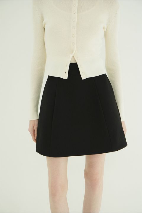 コンストラクティブミニスカート - CONSTRUCTIVE MINI SKIRT (BLACK)