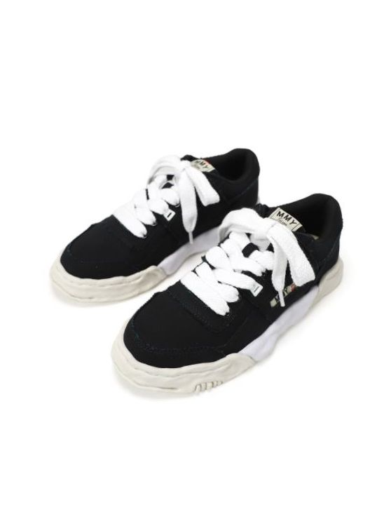 "PARKER" OG Sole Canvas Low-top Sneaker - BLACK - 08FW704
