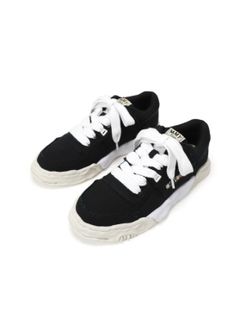 "PARKER" OG Sole Canvas Low-top Sneaker - BLACK - 08FW704