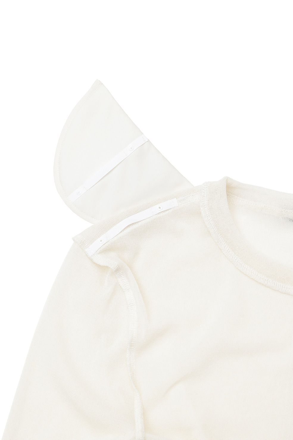 チュールフロッキーコンパクト トップス - FLOCKY FORM TIGHT TOPS (WHITE)