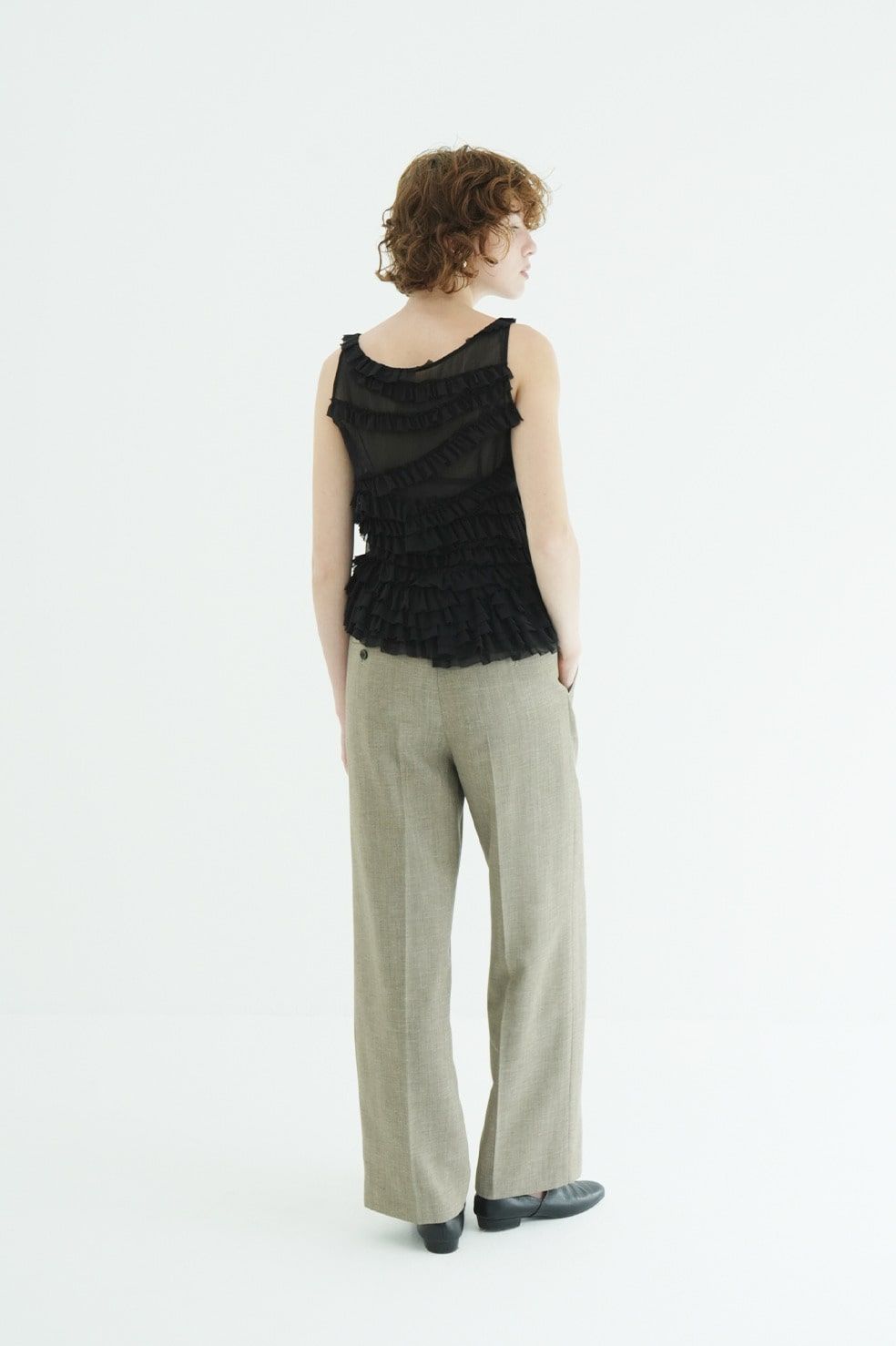 ツーウェイタックストレートパンツ - 2WAY TUCK STRAIGHT PANTS (MIX)