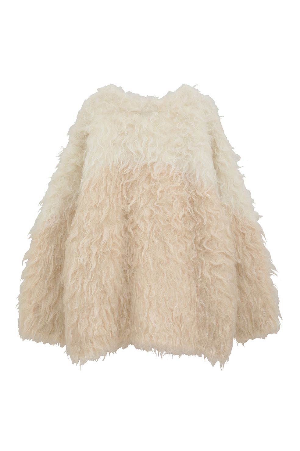 CLANE シャギーニットカーディガン CLANE - シャギーニットカーディガン - BI COLOR SHAGGY KNIT