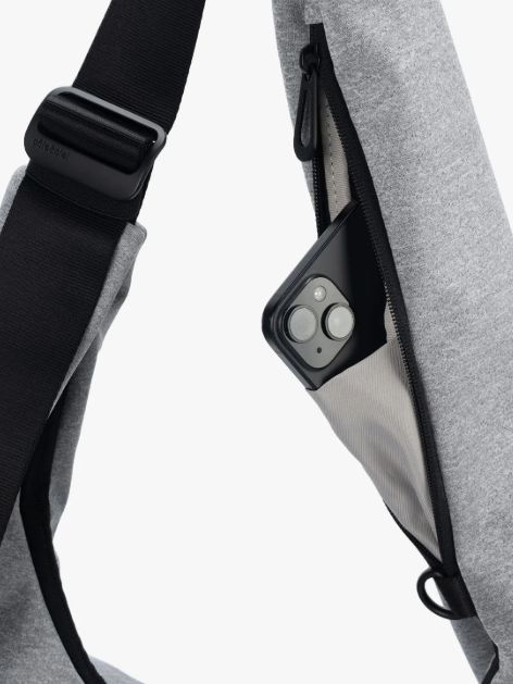 Hyco Small Woven Concrete  - ハイコ スムース ブラック ショルダーバッグ 斜め掛け