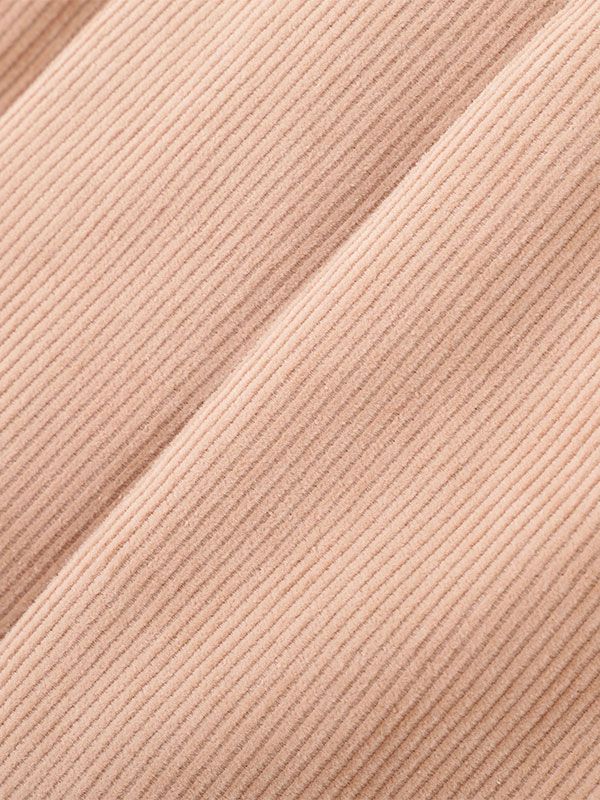 ファインウェルコーデュロイワイドパンツ -  PINK