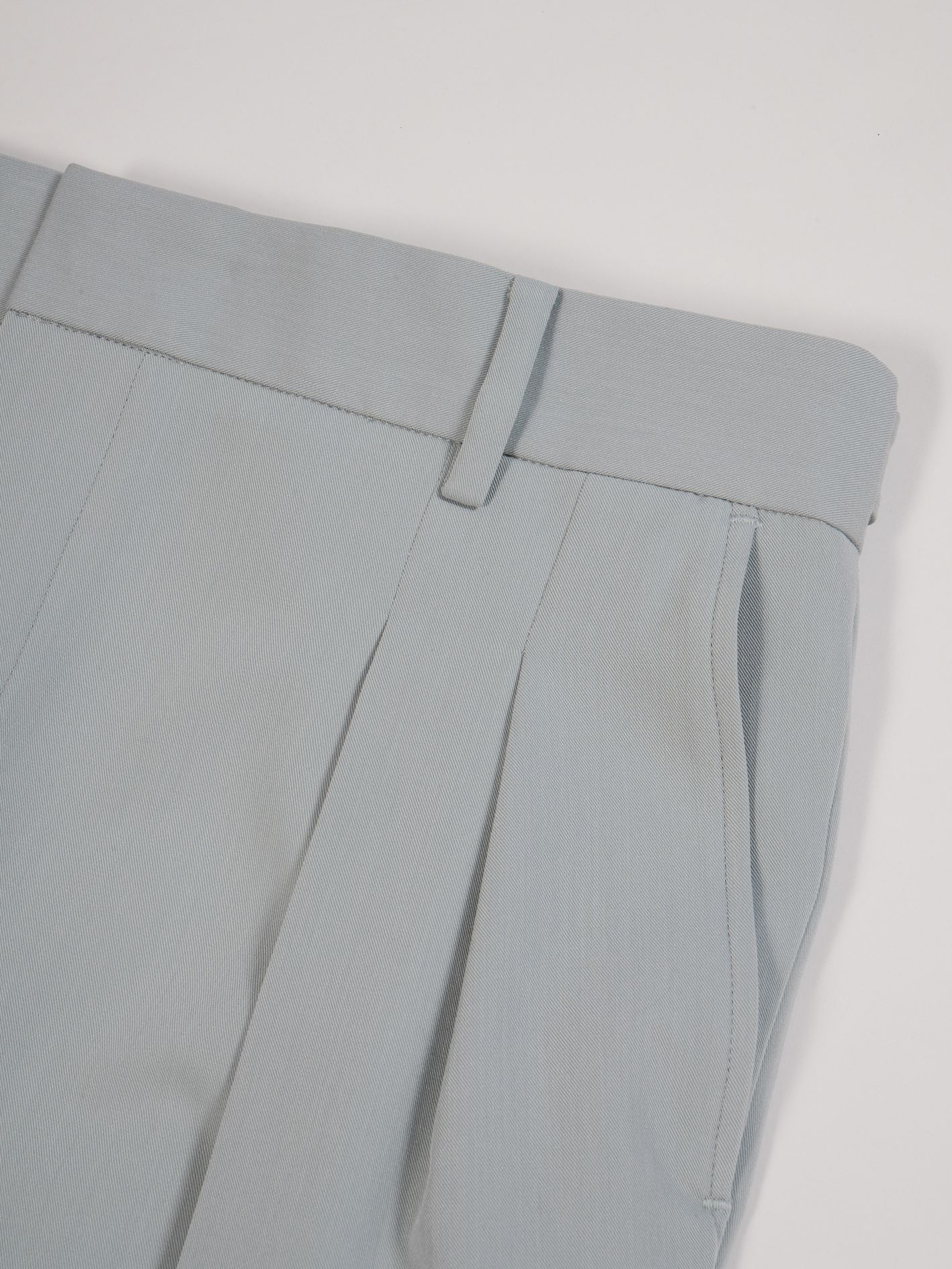 T/Rライトギャバ 2タックパンツ - 2 Tuck Pants - MINT GREEN