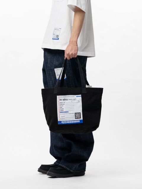 ビッグネームトートバッグミニ - Big Name Tote Bag Mini- BLACK