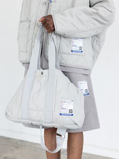 リップストップキルトバッグ - RIPSTOP QUILT  BAG - GREY