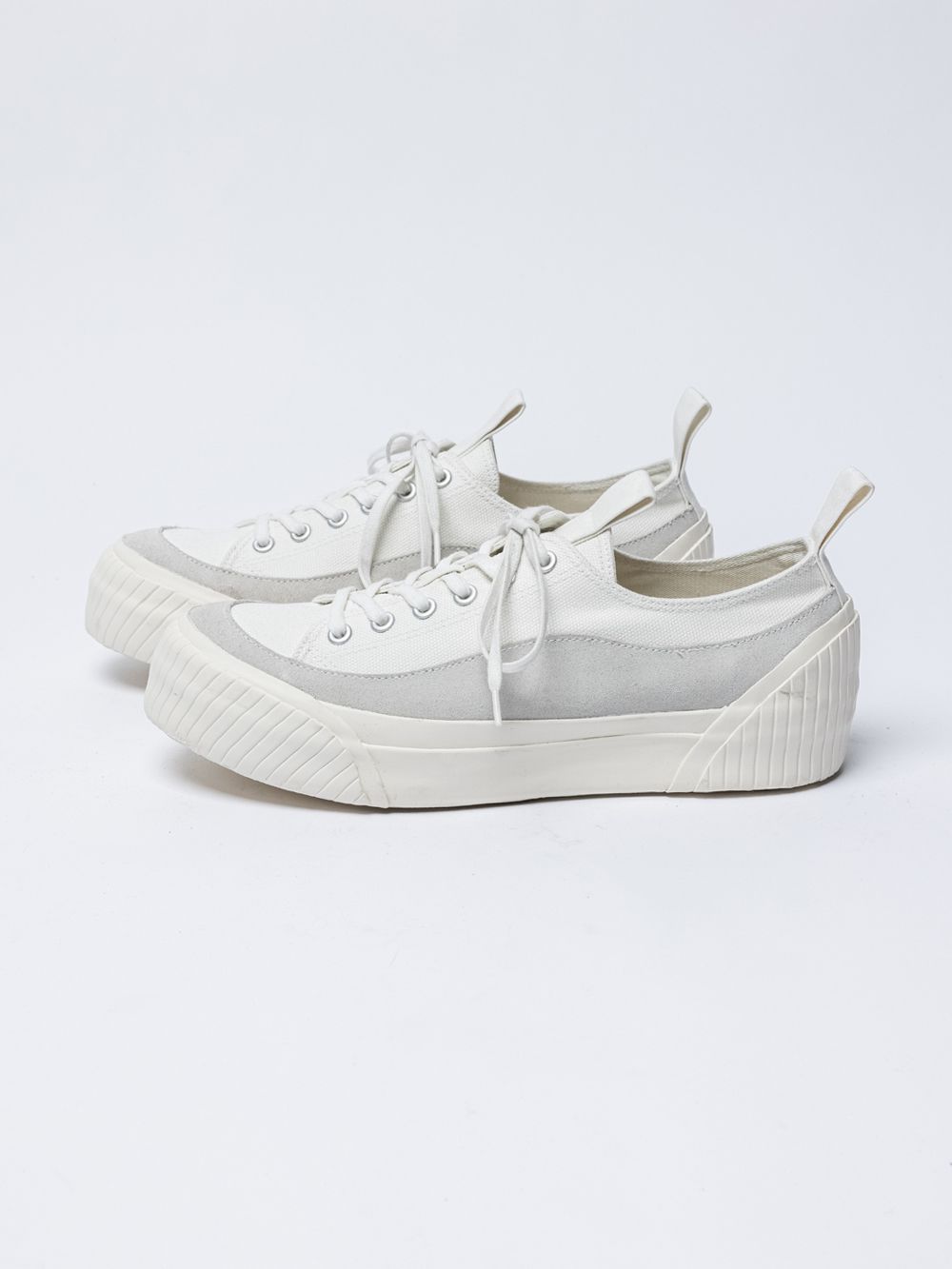 ローカットスニーカー  -  B/WHITE