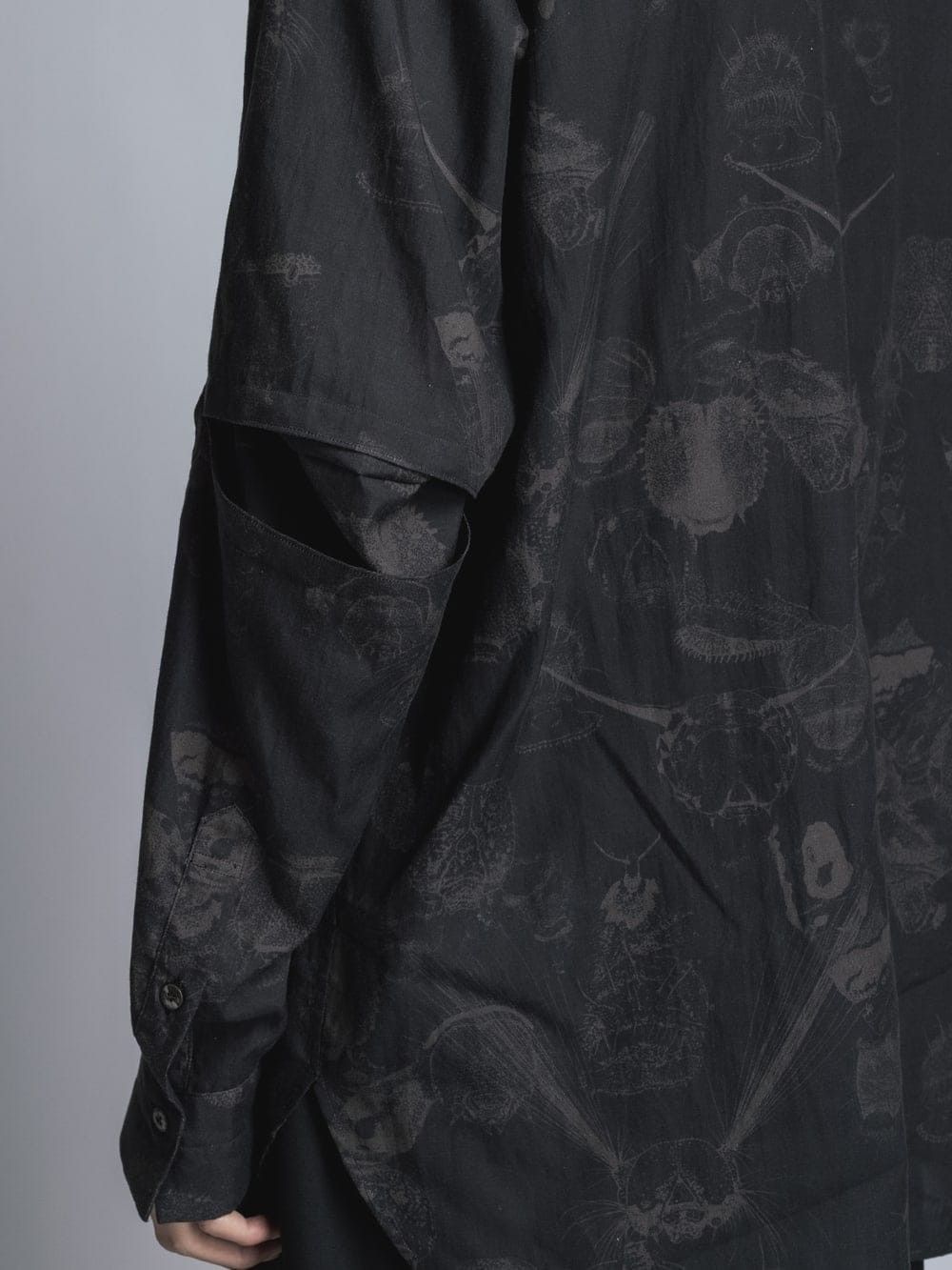 インセクトプリントシャツ - INSECT PRINT SHIRT - BLACK