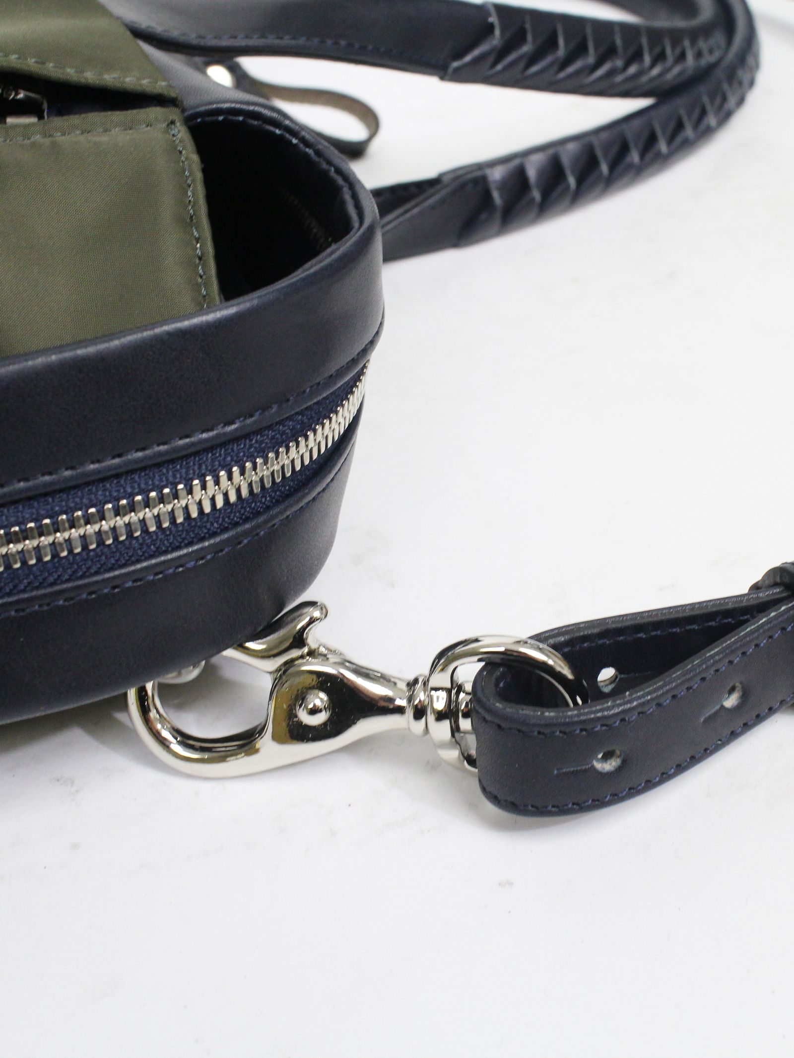 スライドトートバッグ - co21ssst010 R Nylon * glove leather