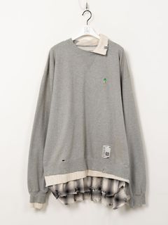 トリプルレイヤードプルオーバー - TRIPLE LAYERED PO (GREY)