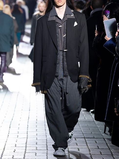 フロント レイヤード シャツ -  Front Layerd Shirts