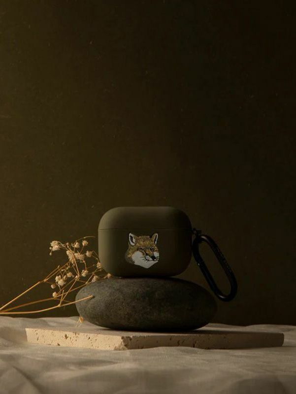 FW2022 TECH COLLECTION FOX HEAD CASE FOR AIRPODS PRO2  エアポッズプロ2ケース SILICON COLLECTION シリコン KHAKI