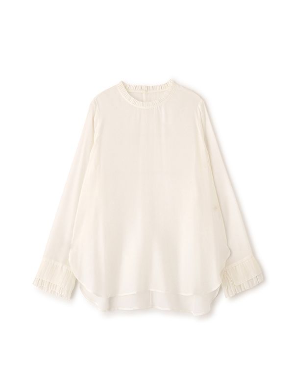 SANTEカフプリーツシャツ (WHITE)