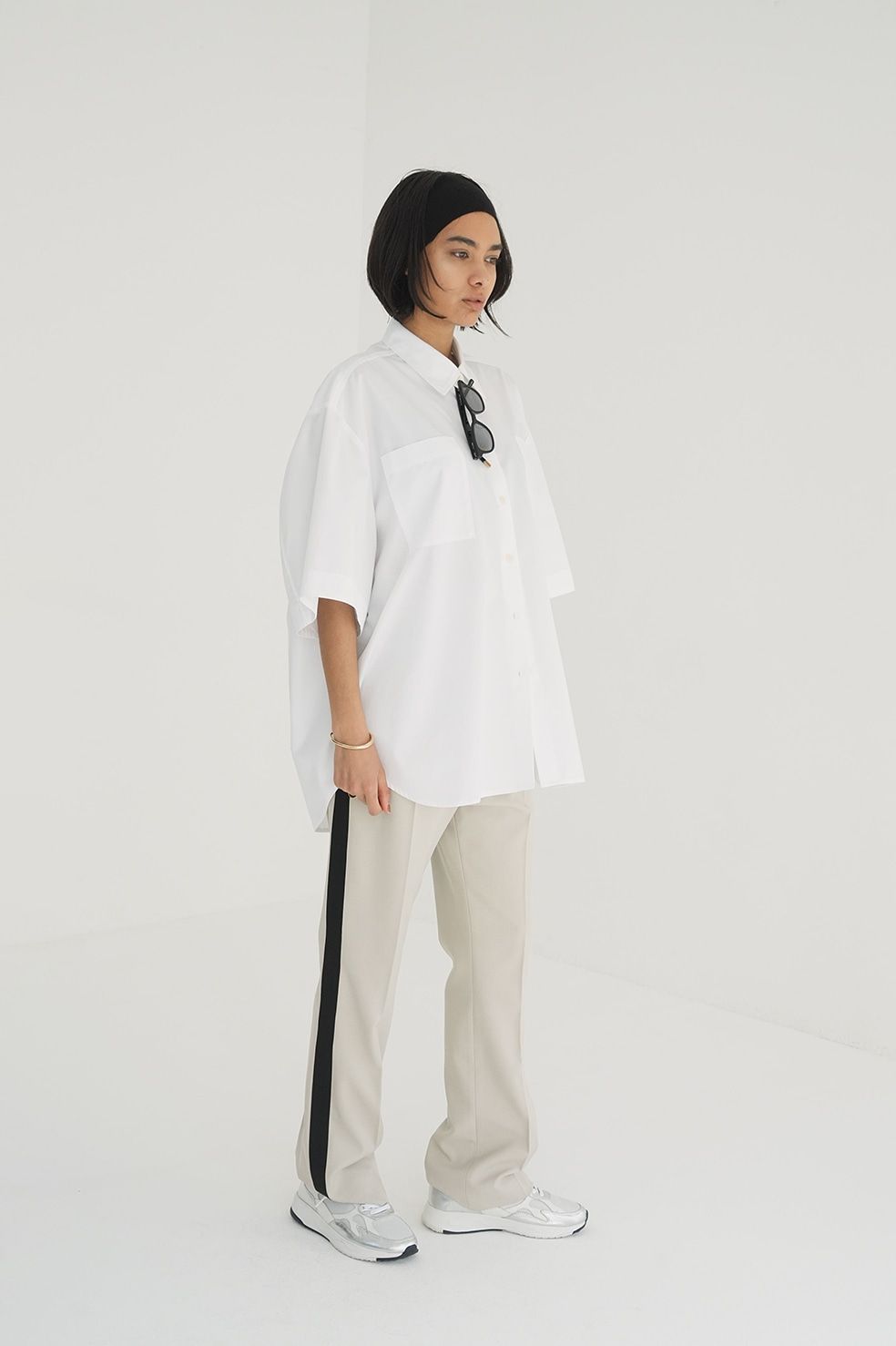 CLANE - MODS SLEEVE SHIRT ホワイトの通販 by Carolineの