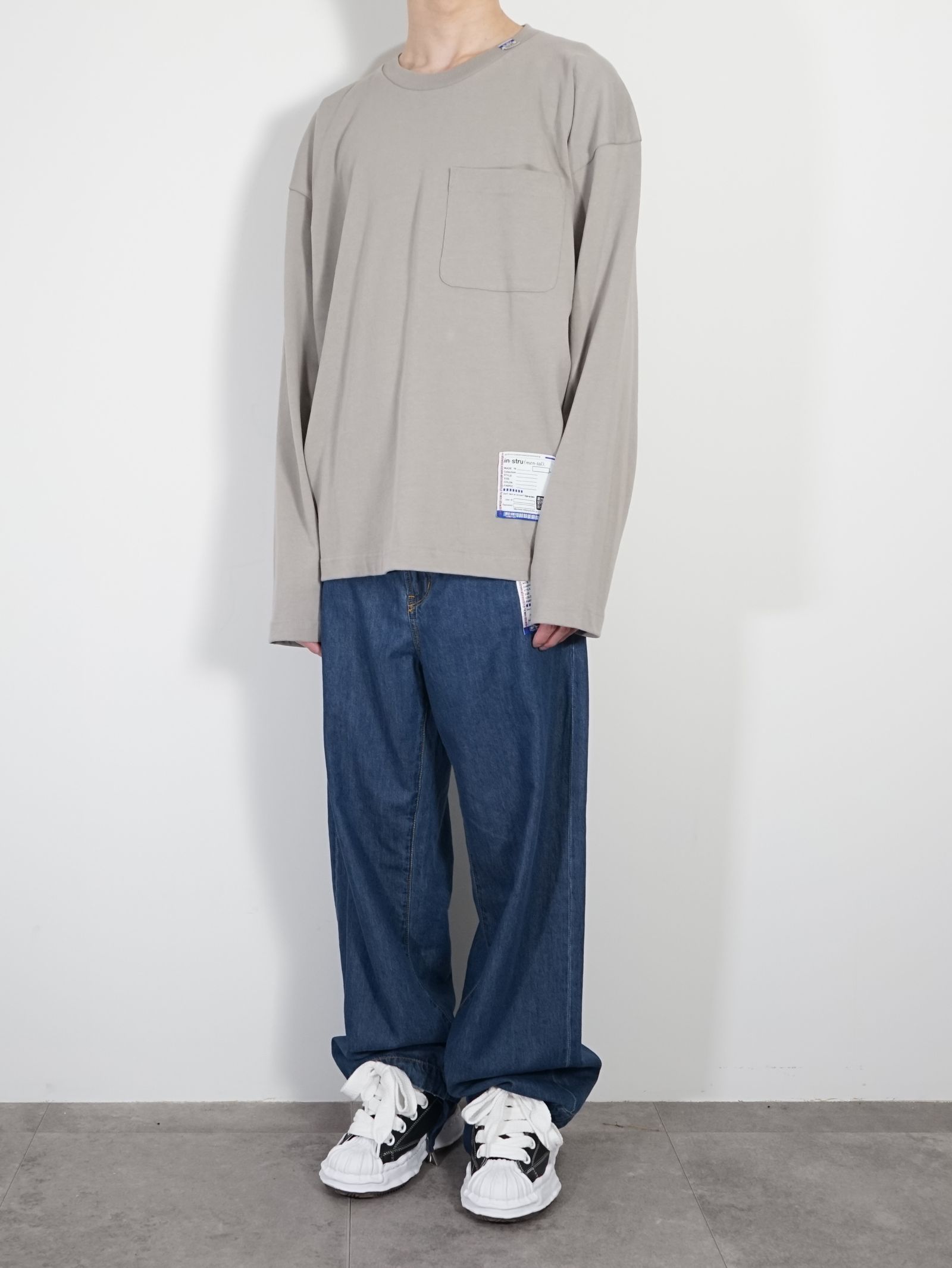 Maison MIHARA YASUHIRO - ポケットロングスリーブカットソー Maison MIHARA YASUHIRO - ポケットロングスリーブカットソー