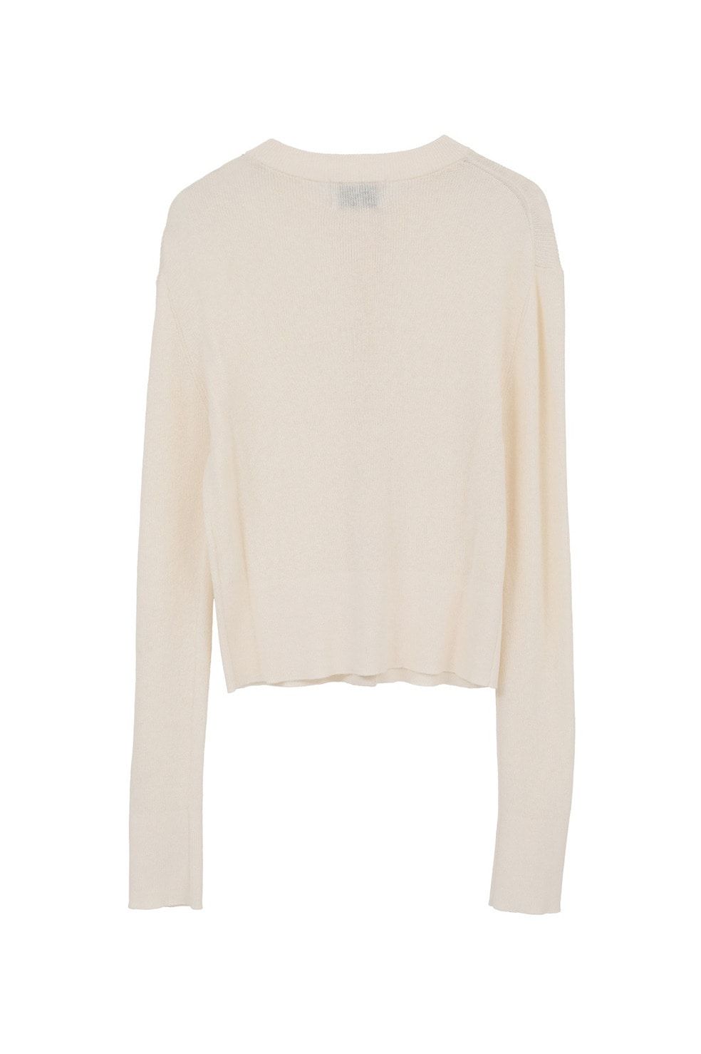 ニットカーディガン×タンクトップ セット -  BUTTON CARDIGAN TANK SET （IVORY)