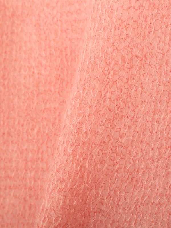 ボリュームスリーブモヘヤニットプルオーバー - PINK