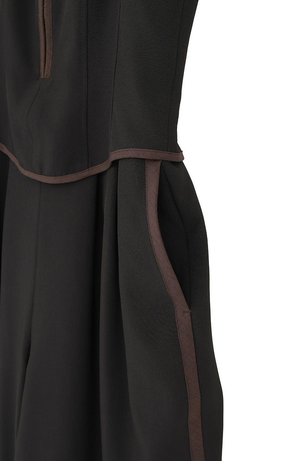 ビスチェレイヤードオールインワン -  BUSTIER LAYERED ALL IN ONE （BLACK）