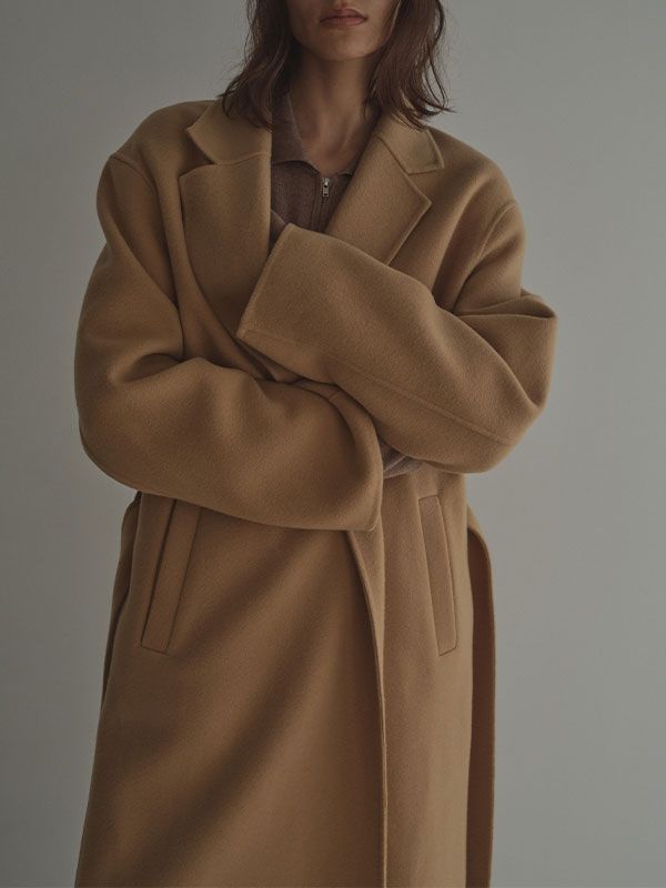 メルトンロングリバーコート (CAMEL)