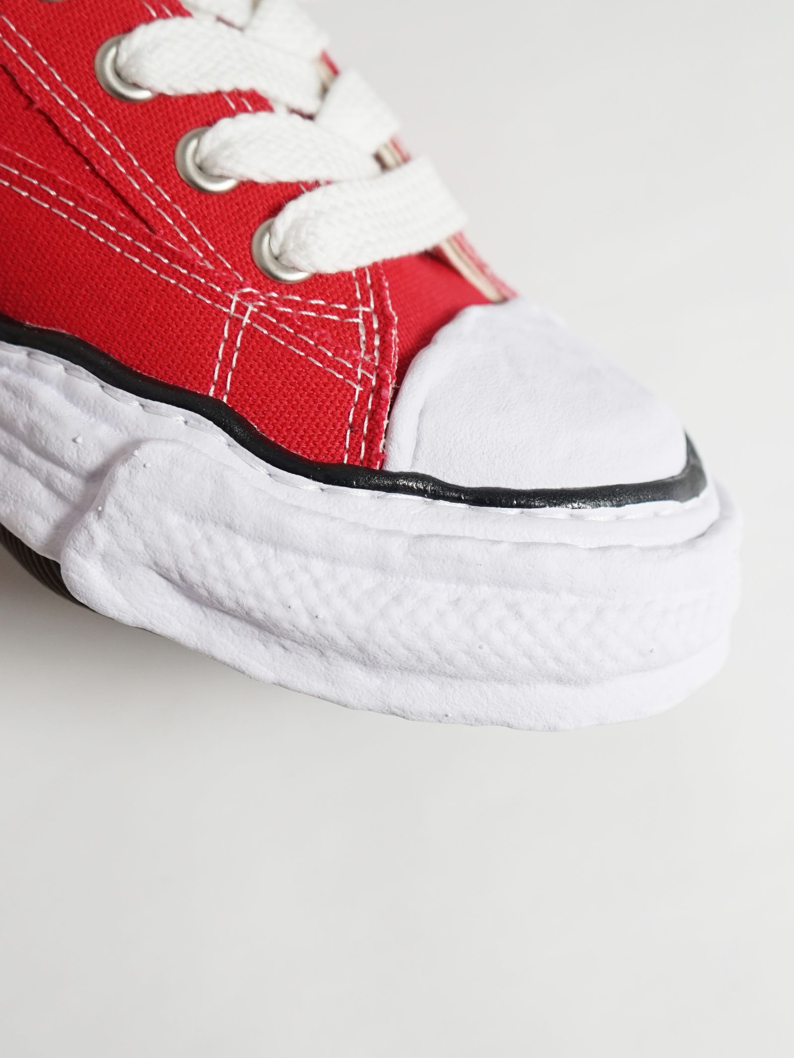 【ピーターソン 23】 キャンバス オリジナルソール スニーカー RED - OG SOLE PTS23 CANVAS LOW-TOP A11FW702