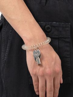 KEY CHARM BRACELET- キーチャームブレスレット - CLEAR