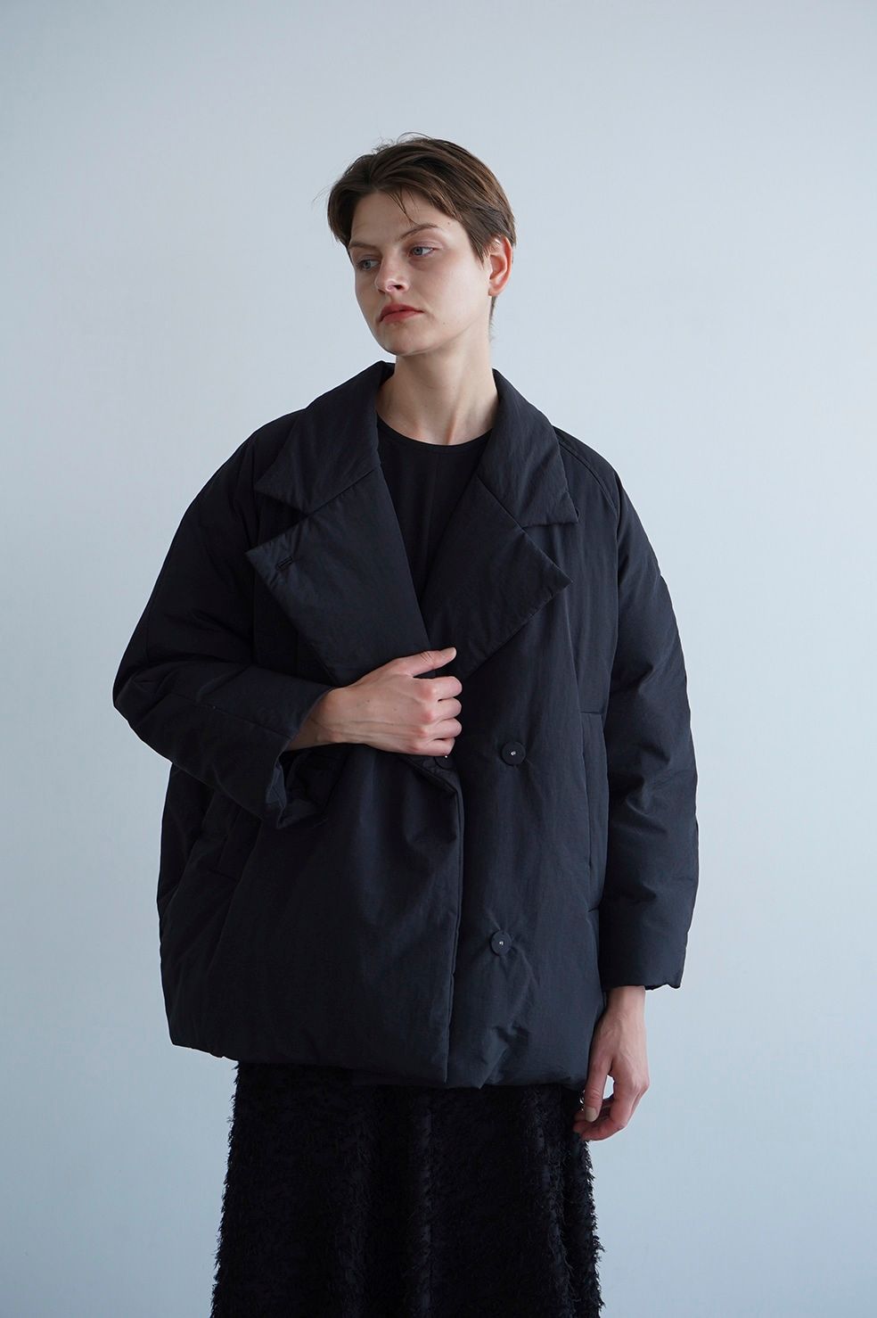 CLANE クラネ COCOON SHORT DOWN COATショートダウン-