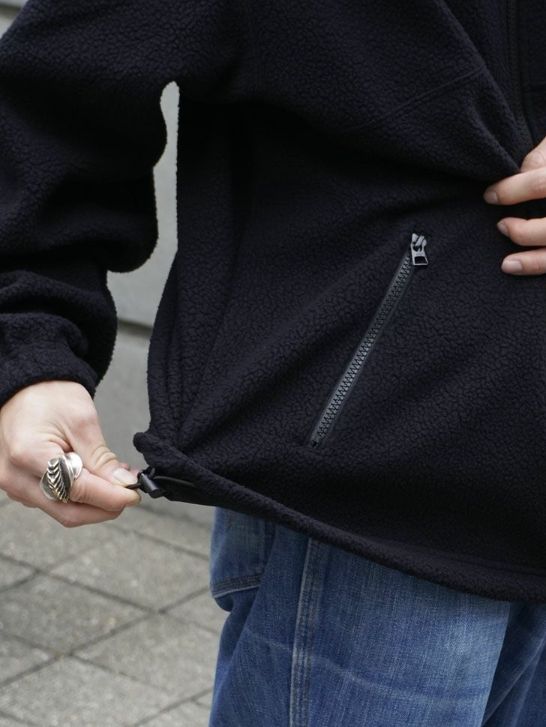フリースジャケット - Polartec Fleece Jacket BLACK