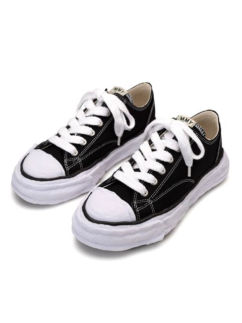 【ピーターソン 23】 キャンバス オリジナルソール スニーカー ブラック  - OG SOLE PTS23 CANVAS LOW-TOP A11FW702