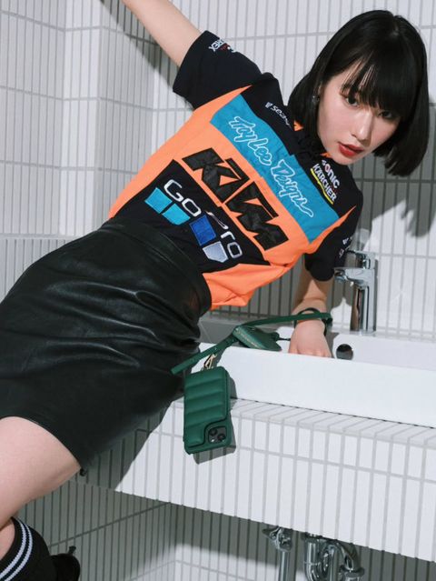 アイフォンケース レザーストラップ ｜STRAP 130cm (グリーン)