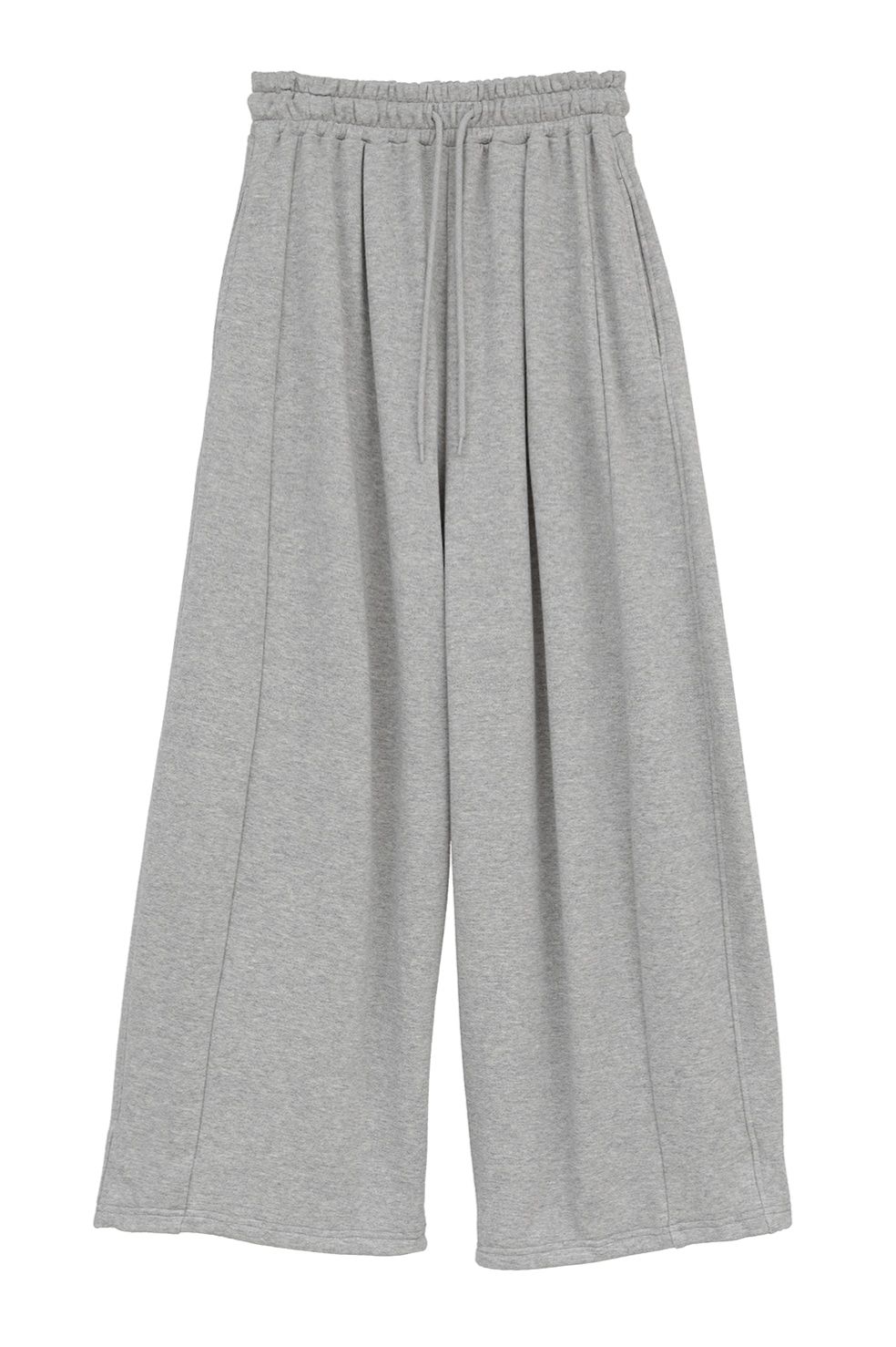 パフトップス - W FACE CLOUD PUFF SLEEVE TOPS (GREY)