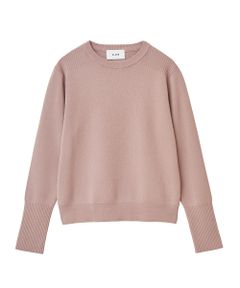 ベーシック コンパクト ニット トップス - BASIC COMPACT KNIT TOPS PINK