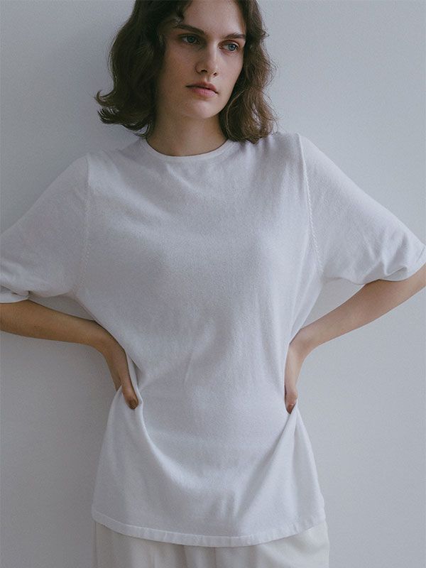 コンフィーニットTee (WHITE)
