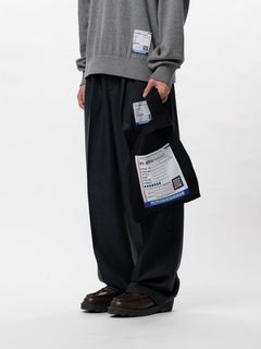 ミラノリブ ショッピングバッグ - Milan Rib Shop Bag - BLACK