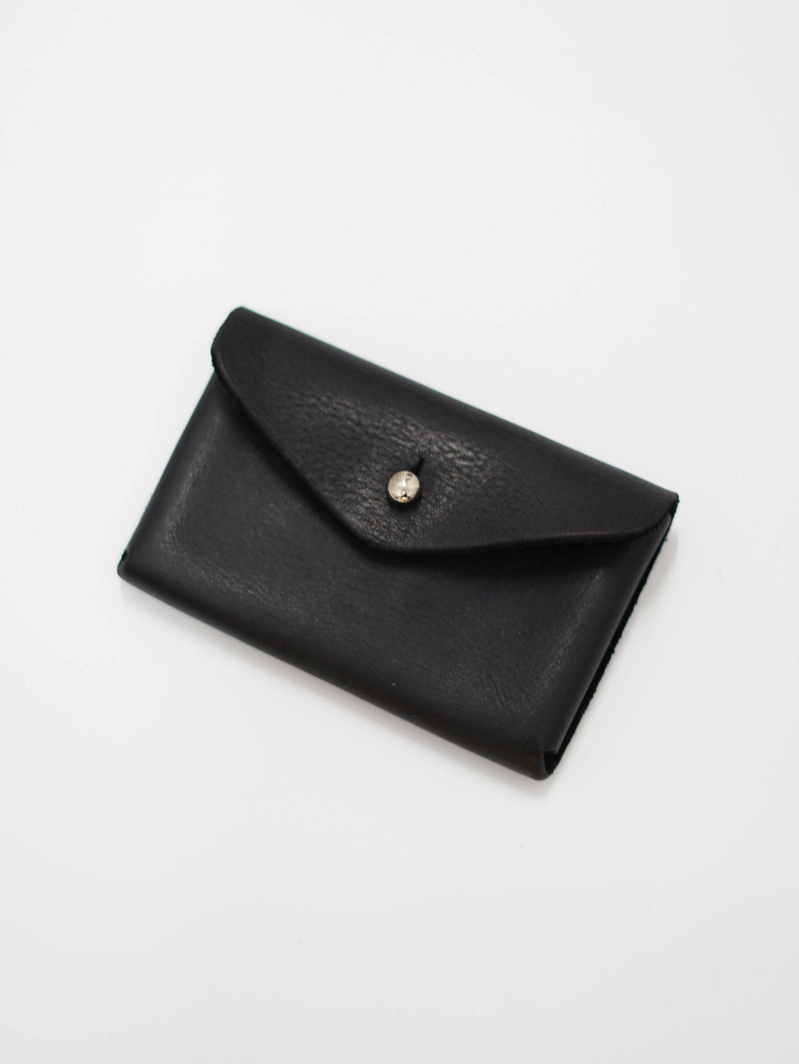 【EN01】 コインケース / COIN POCKET GROPPONE FULL GRAIN (BLACK)