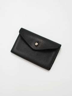【EN01】 コインケース / COIN POCKET GROPPONE FULL GRAIN (BLACK)