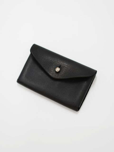 【EN01】 コインケース / COIN POCKET GROPPONE FULL GRAIN (BLACK)