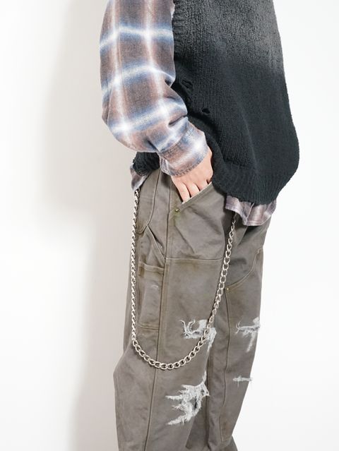 KAMIYAのワイドパンツ×レイヤードで魅せる25SS 最新ヴィンテージコーデ