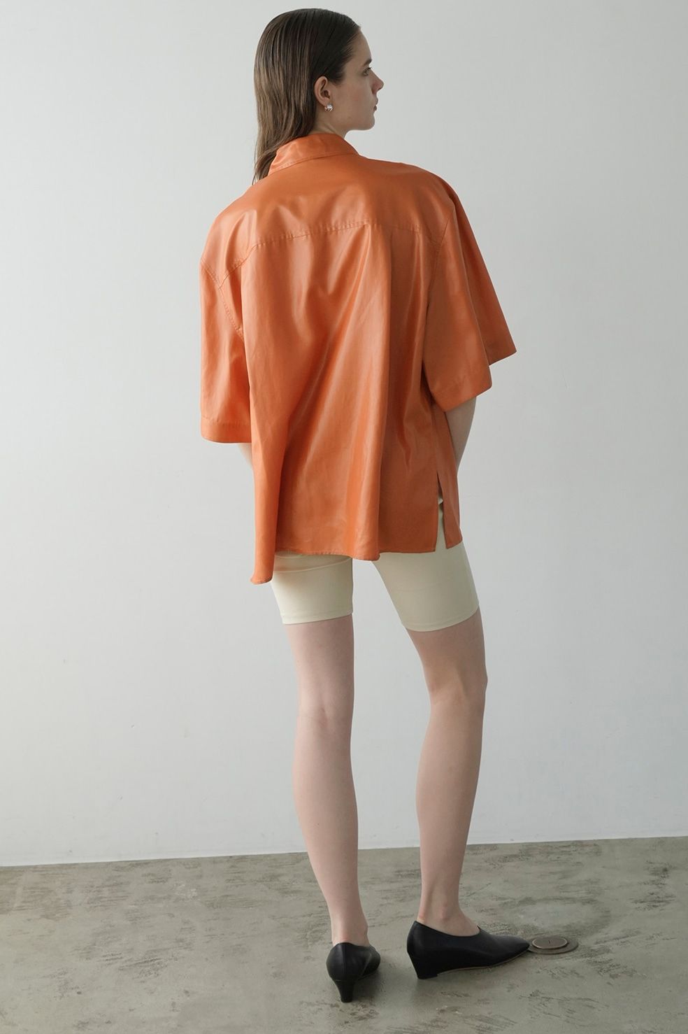 バイカーショーツ - RIB STRIPE BIKER SHORTS - IVORY