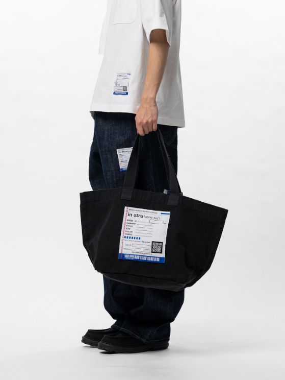 ビッグネームトートバッグ - Big Name Tote Bag - BLACK