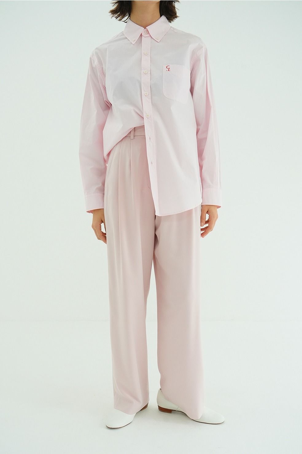 【26SS】 ベーシックタックパンツ -  BASIC TUCK PANTS (PINK)