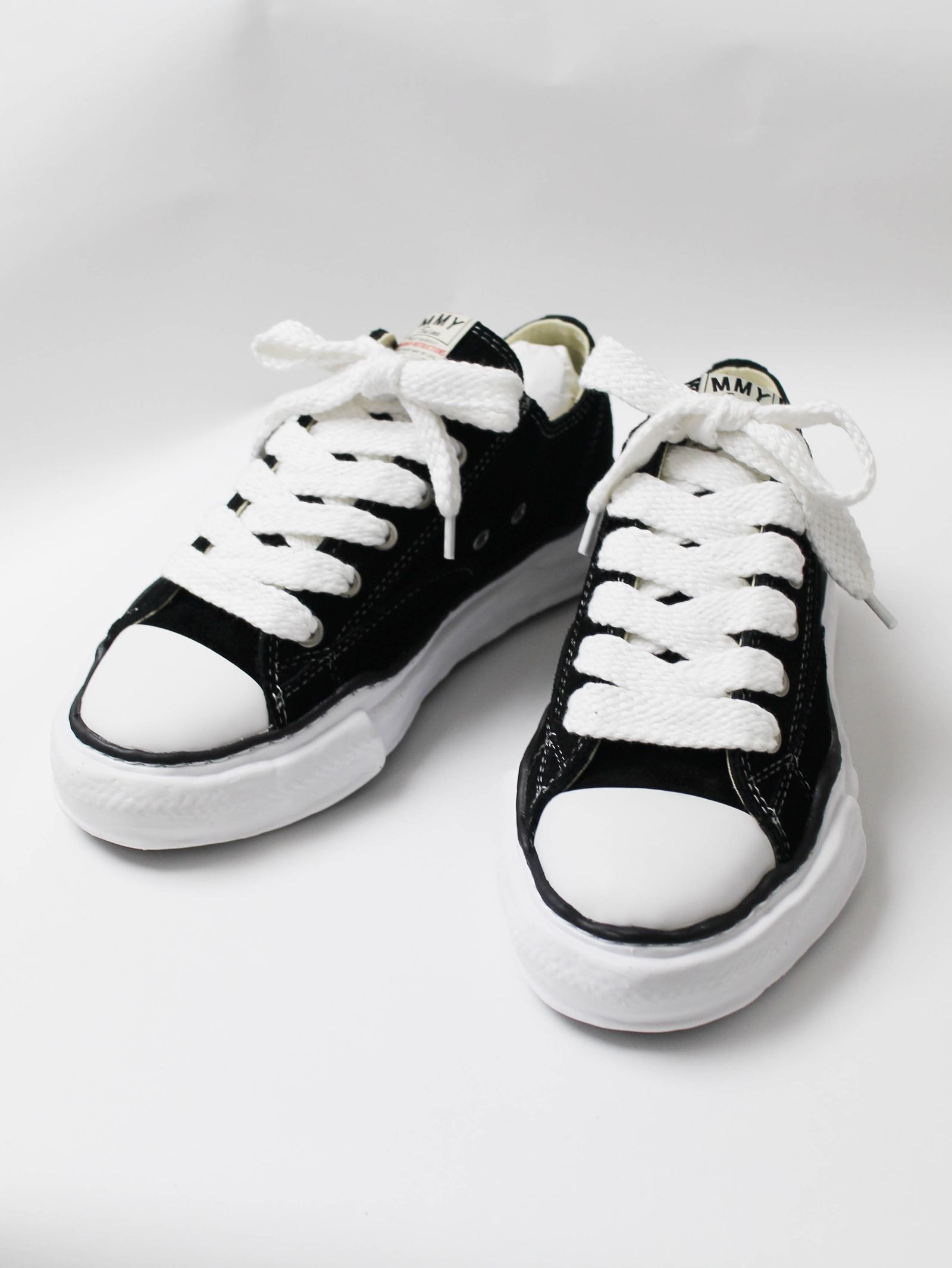 "PTRSN" OG Sole SUEDE LEATHER Low-top Sneaker - BLACK