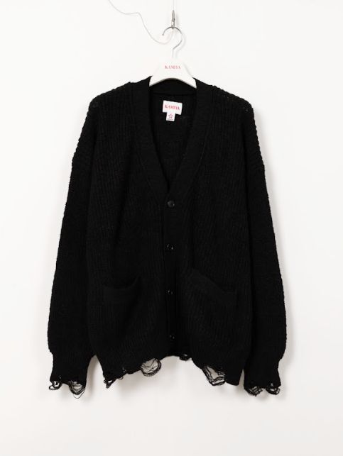 ニットプルオーバー - THREE FRAG KNIT PO - BLACK