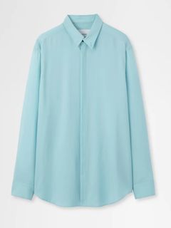 ウールシャツ | wool shirt (LIGHT BLUE)