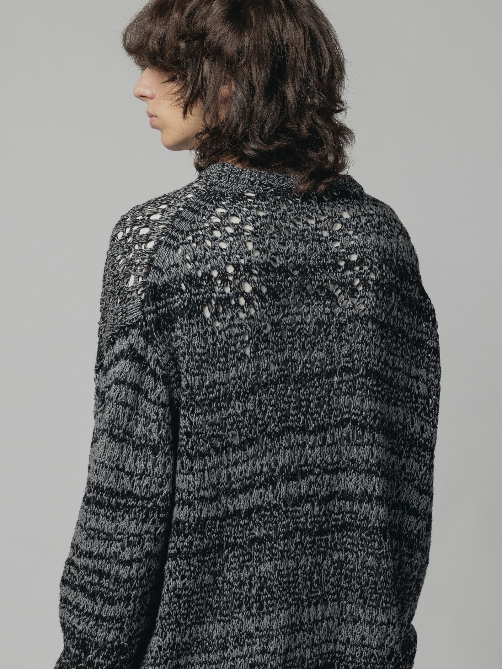 メッシュニット - GREY