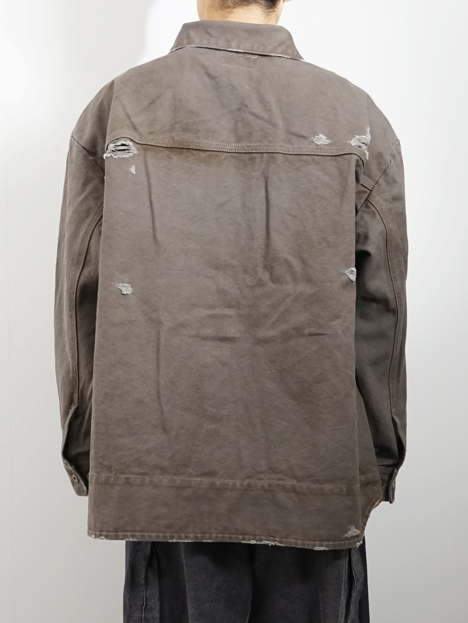 BORO DUCK JACKET - ボロダックジャケット - GREY