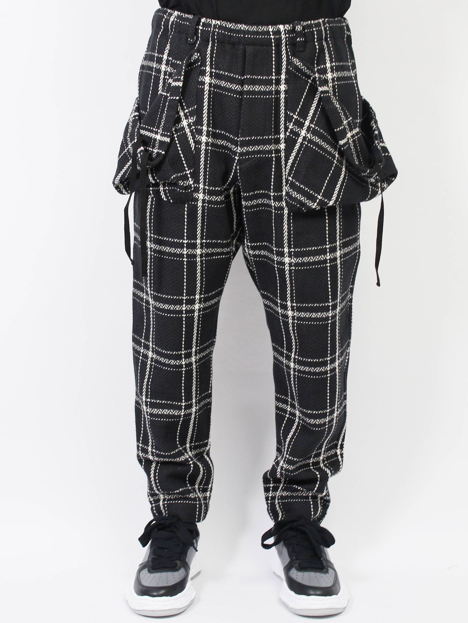 MEXCAN BLANKET POCKET PANTS - Ombre check - - ブランケットポケットパンツ