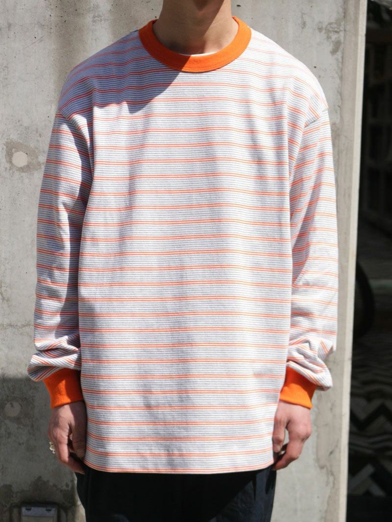 Multi Border L/S ロンT-