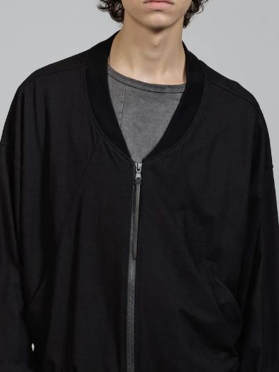 ジップブルゾン - Jersey Zip Blouson A / BLACK