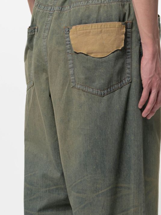 ライトデニム ワイドパンツ - Light Denim Wide Pants - LIGHT BLUE